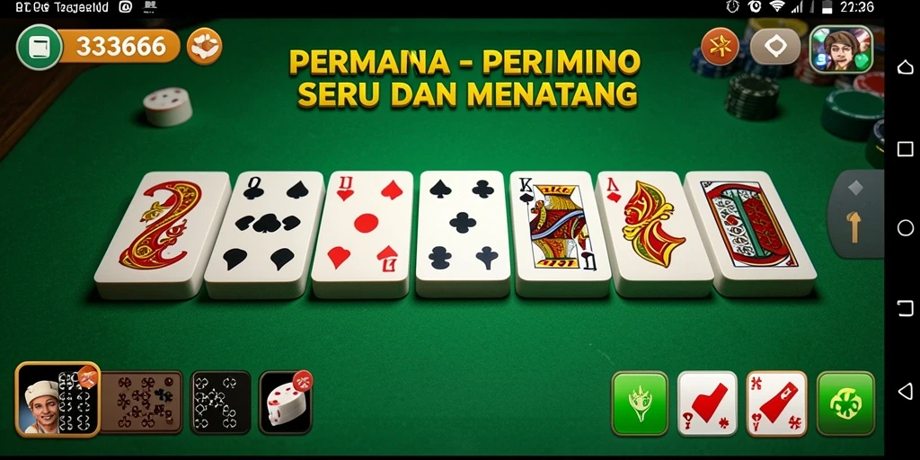 Tampilan gameplay Domino yang seru dan menarik dari 333666.