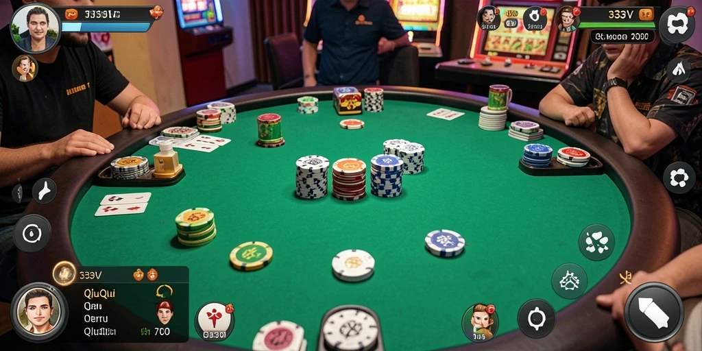 Tampilan gameplay QiuQiu yang menarik dan penuh aksi.