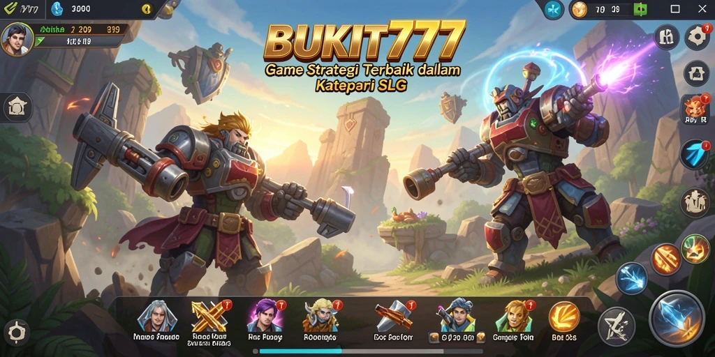 Tampilan gameplay BUKIT777 yang seru dan interaktif.