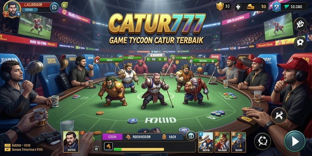 Tampilan gameplay Tycoon dalam CATUR777 yang memukau.