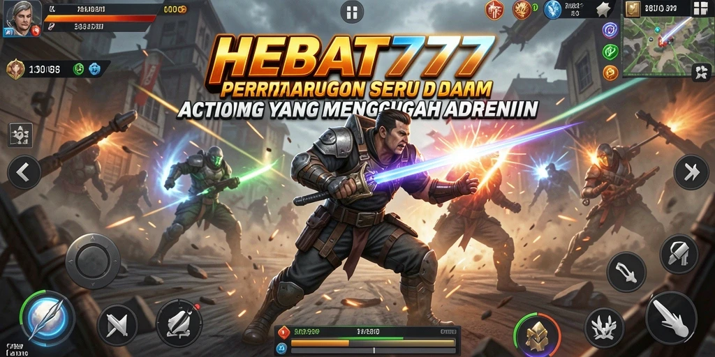 Gameplay HEBAT777 yang seru menampilkan aksi penuh kecepatan.