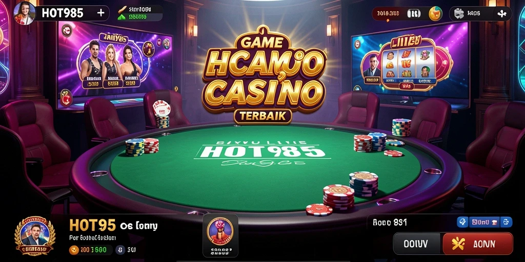 Tampilan gameplay Live Casino di HOT985 yang penuh aksi.