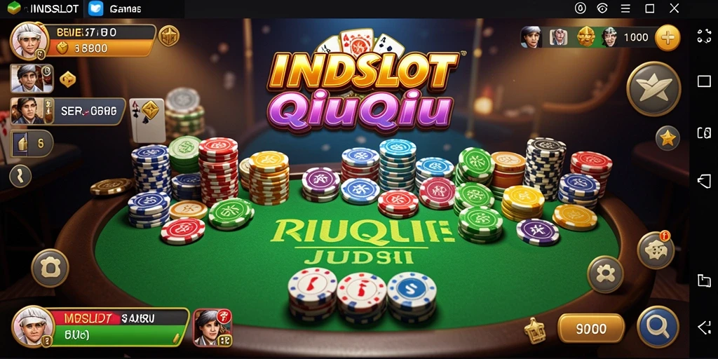 Gameplay seru QiuQiu di aplikasi INDSLOT.