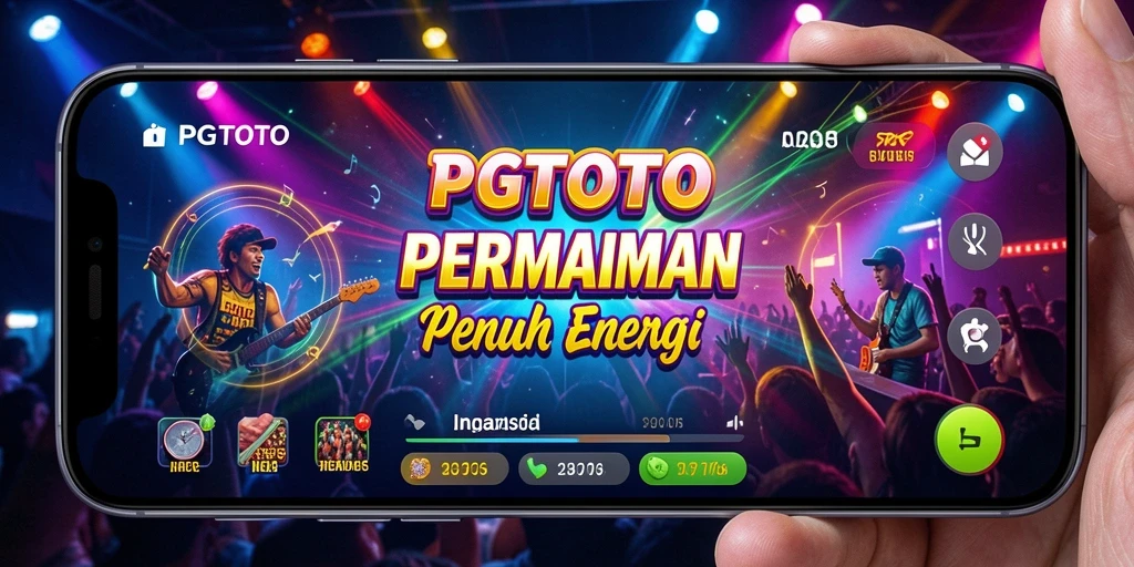Tampilan menarik dari gameplay PGTOTO yang menampilkan interaksi musik.