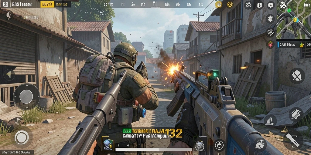 Tampilan mendebarkan dari gameplay <strong>RAJA132</strong> yang penuh aksi.